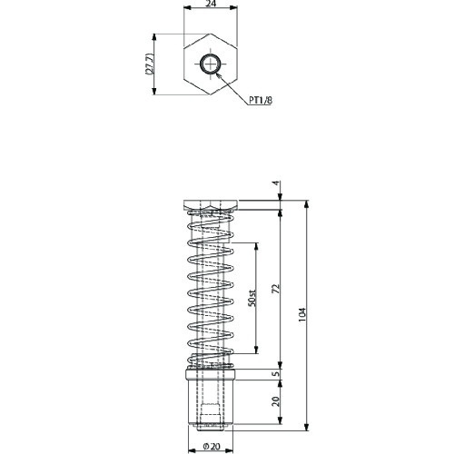 アインツ 吸着金具・ラージ用【VFI-L-50-P20】