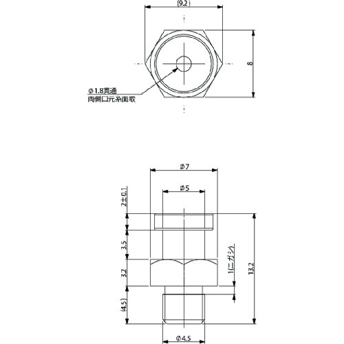 アインツ 吸着アタッチヘッド・M5・ミニ用【N01892-201】