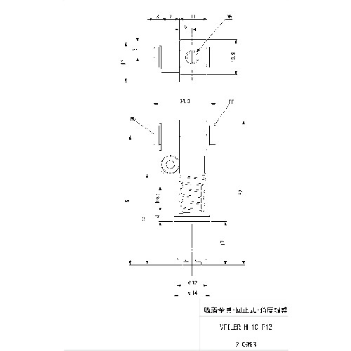 アインツ 吸着金具・回止式・角度調整【VFILBR-H-10-P12】