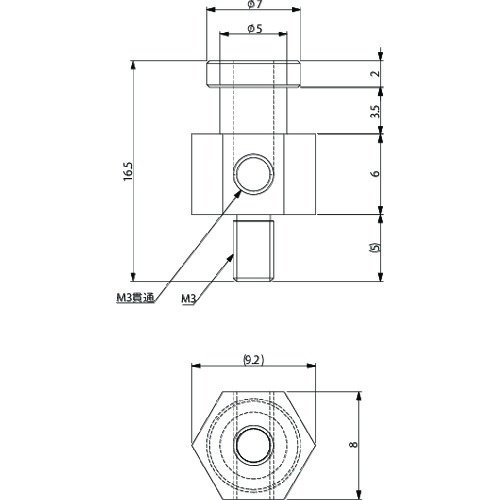 アインツ 吸着金具ミニ・マイクロミニシリンダー用 XL0010-105 スター精機製｜電子部品・半導体通販のマルツ