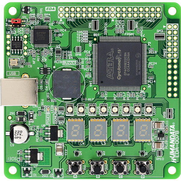 FPGA Cyclone IV 教育用ボード【EDA-007】