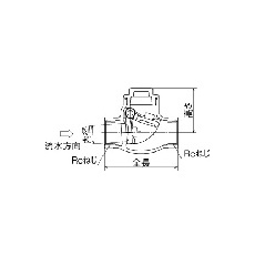 オンダ製作所 SVC2型(スイングチャッキバルブ) Rc1 1/2【SVC2-40】