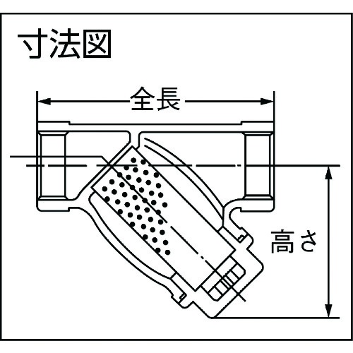 オンダ製作所 SVY2型(Y形ストレーナー) Rc1/2【SVY2-15】