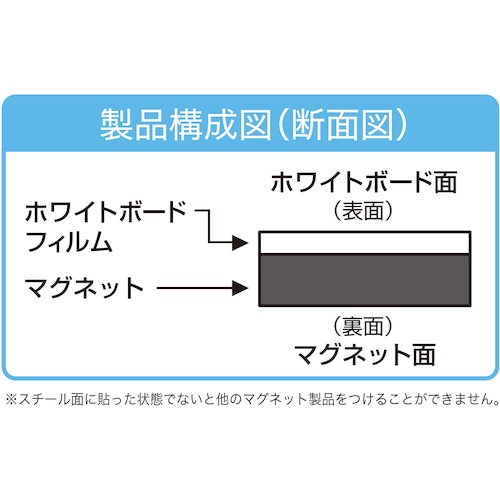 マグエックス マグネットスケジュールボードシート行動(大)【MSVP-3780KJB】
