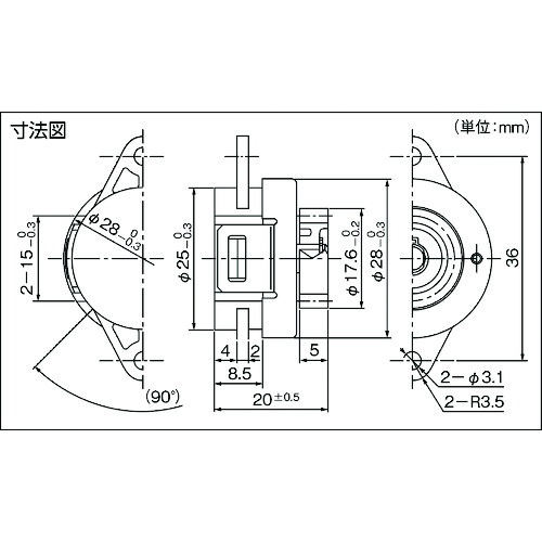 TOK ロータリーダンパ TD62【TD62L1-2000】