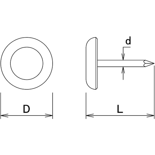 ダイドーハント HP 上敷鋲 ローズ 16本入【10183201】