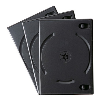 DVDトールケース(3枚収納)【DVD-TN3-03BK】