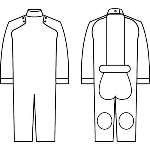 テイケン 快適溶接作業服(プロテクター)【TWW3-L】