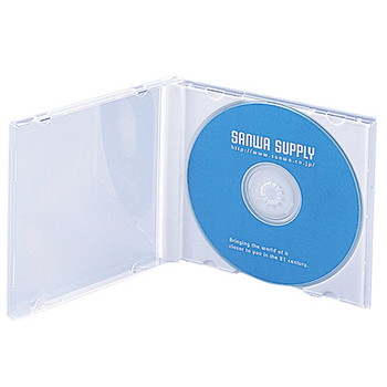 DVD・CDケース(ホワイト)【FCD-PN30W】