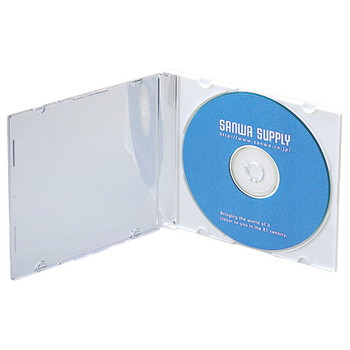 DVD・CDケース(マットホワイト)【FCD-PU100MW】