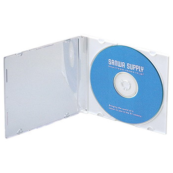 【在庫処分セール】DVD・CDケース(マットホワイト)【FCD-PU10MW】