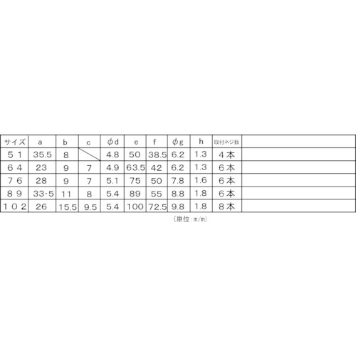 フジテック カラー丁番 袋入り(2枚)・厚口102mmゴールド【B-11047】