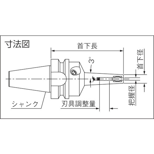 マパール ハイ・トルク・チャックHTC BT40 スリムタイプ【HTC-BT040-10-120-3-0-A】
