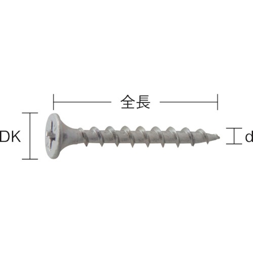 OHSATO 錆に強いコーススレッド 小箱 3.8×25 (550本入)【55-471】