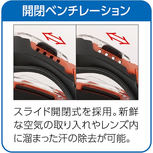 YAMAMOTO ゴグル型保護めがねレスキューモデル クイックベルトタイプ【SS-7000CL QB WHT】