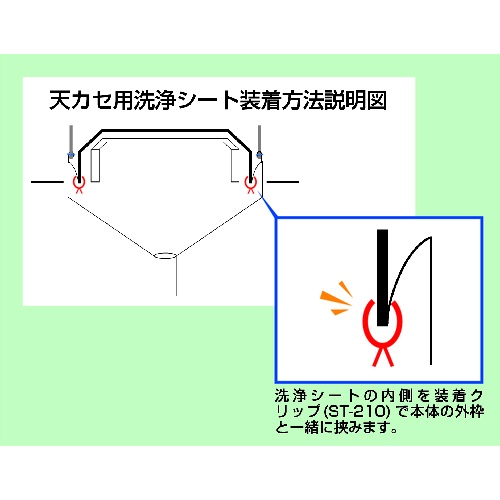 Linda 天カセエアコン用洗浄シート【MZ30】