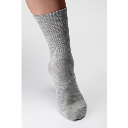 ミドリ安全 ベルデソックスeks 先丸 グレー M【VERDE SOCKSEKS-SM-GY-M】