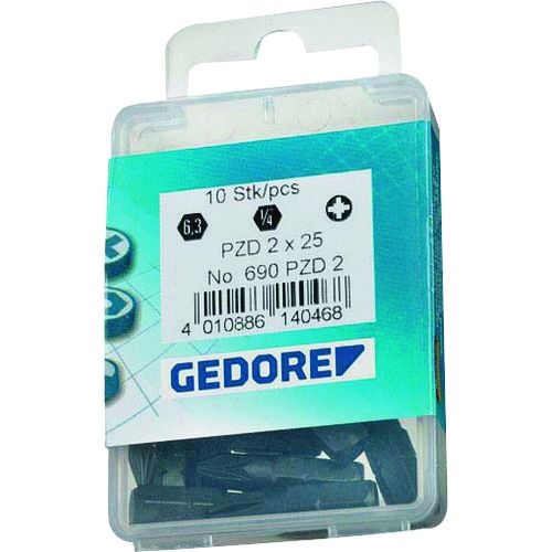 GEDORE スクリュードライバービット 690 1/4 PH3 50mm【6541670】