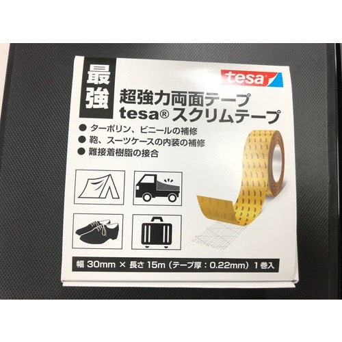tesa 強力両面テープ 透明 30mmx15m【66022-30-15】