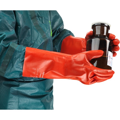 アンセル 耐溶剤作業用手袋 アルファテック 15-554 XLサイズ【15-554-10】