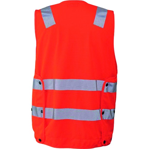 BT スーパークールサマーベスト オレンジ フリーサイズ【TBV HI-VIS-011 OA】