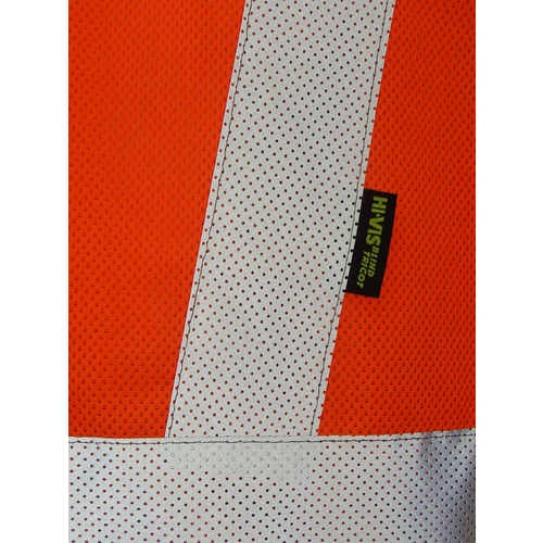 BT スーパークールサマーシャツ オレンジ 3Lサイズ【TBZ HI-VIS CL3-01OA 3L】