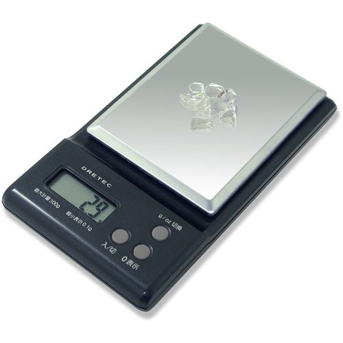 dretec ポケットスケール300 ブラック【PS-030BK】