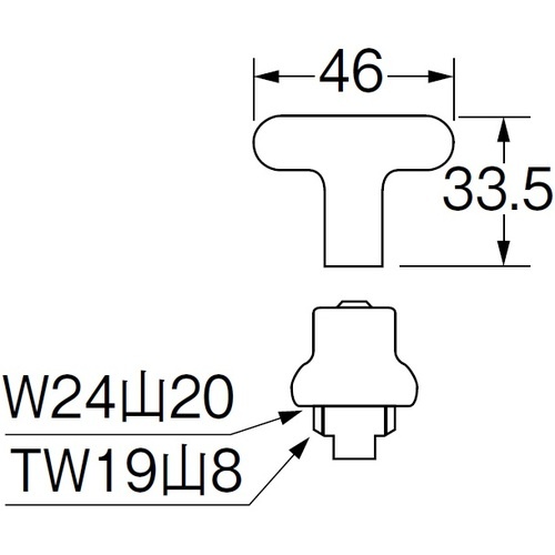 SANEI 共用水栓上部【PR16AS-13】