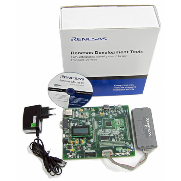 【在庫処分セール】Renesas Starter Kit+ for RX62N(E1エミュレータ付き)