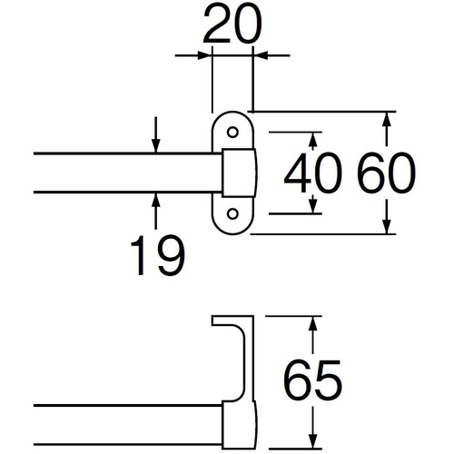 SANEI 丸タオル掛【W52-457】