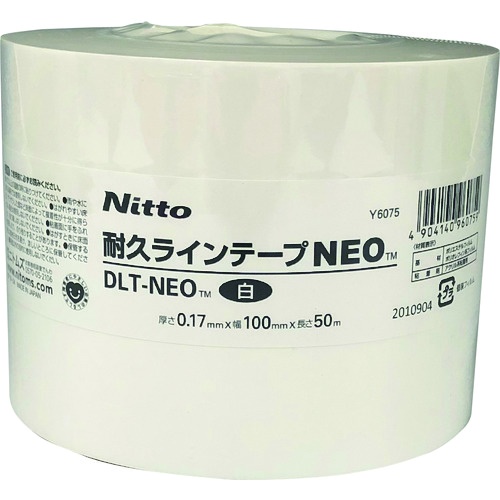ニトムズ 耐久ラインテープDLT-NEO100x50白【Y6075】