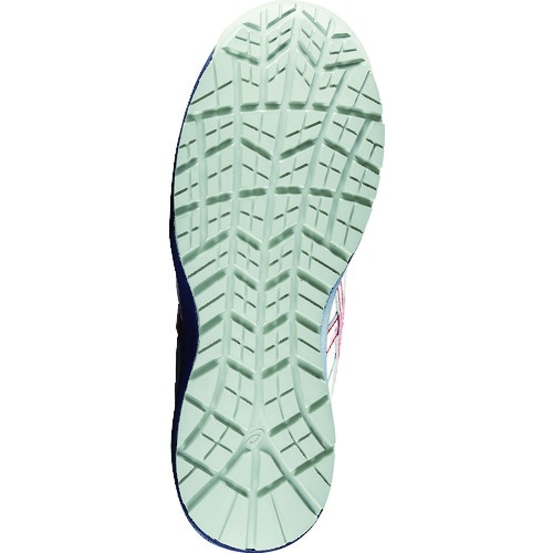 アシックス ウィンジョブCP306 BOAホワイト/クラシックレッド 27.5cm【1273A029.100-27.5】