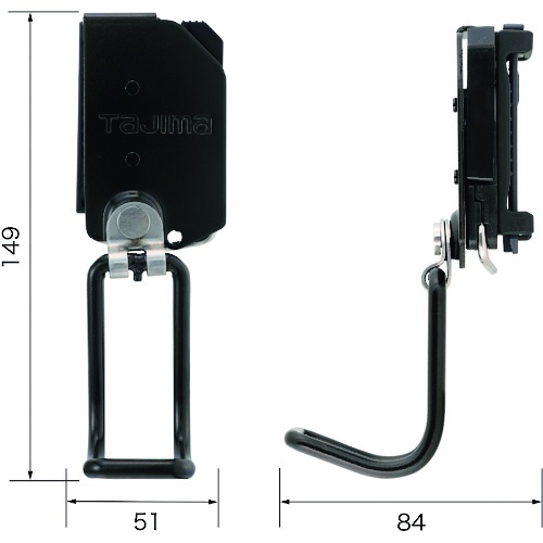 タジマ 着脱式工具ホルダースチール ラチェットブラ【SFKHI-RM】