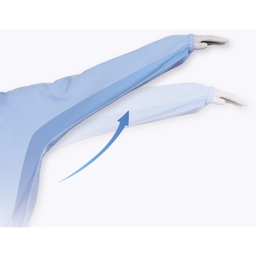 ミドリ安全 IEC規格対応クリーン上衣 VEYG201B LL【VEYG201B-LL】