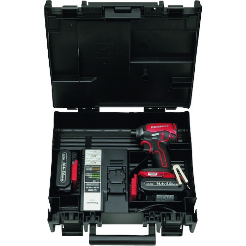 Panasonic デュアル インパクトドライバー 14.4V 5.0Ahセット 赤【EZ76A1LJ2F-R】