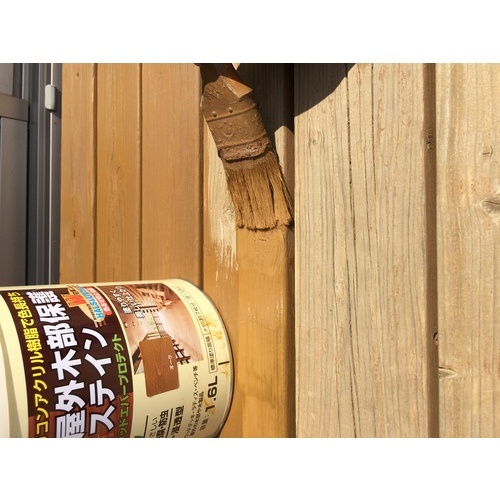 アトムペイント 水性ウッドエバープロテクト 1.6L オールナット【00001-08925】