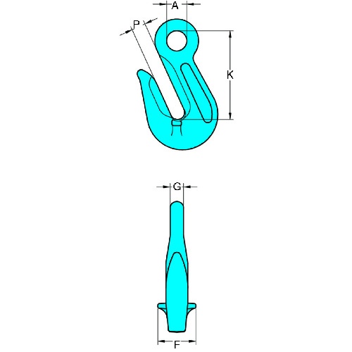 YOKE G-100 グラブフック(アイタイプ) 19T【X-041-22】