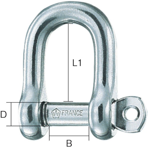 Wichard チタン製シャックル 51204【51204】