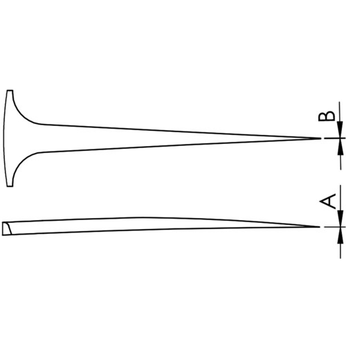 idealtek 耐酸耐磁ステンレスピンセット 110mm 直型極細タイプ【5-SA-0-IT】