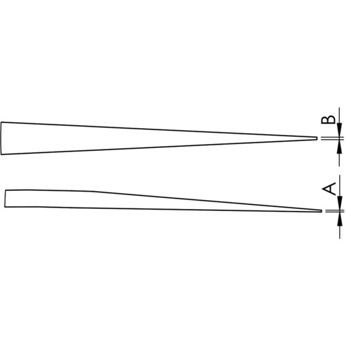 idealtek 耐酸耐磁ステンレスピンセット 140mm 直型先細タイプ【SS-SA-0-IT】