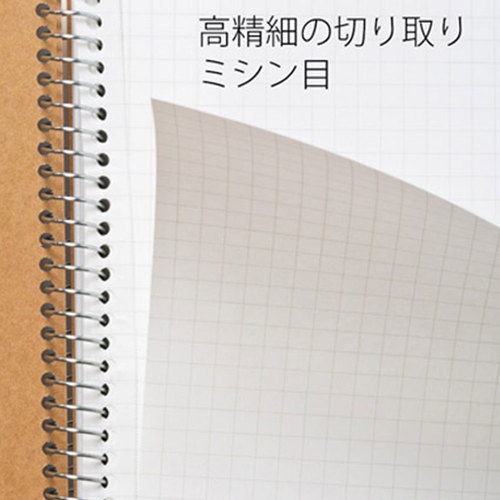 マルマン A5 スパイラルノート 方眼罫80枚【N247ES】