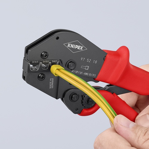 KNIPEX 圧着ペンチ【9752-18】
