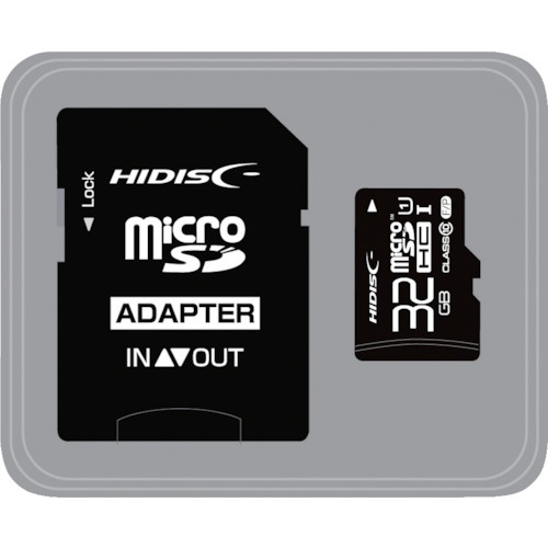 ハイディスク マイクロSD32GB【HDMCSDH32GCL10UIJP3】