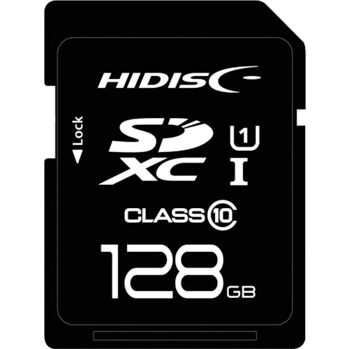ハイディスク SD128GB【HDSDX128GCL10UIJP3】