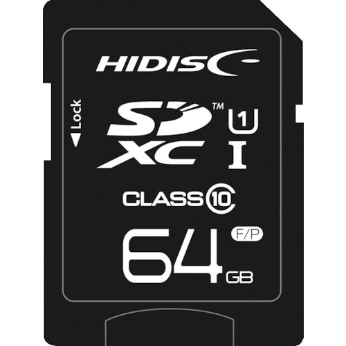ハイディスク SD64GB【HDSDX64GCL10UIJP3】