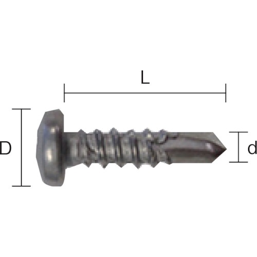 Joiner F 匠力 HAIRI SUS410 ナベ 4.0×19mm 100本×5袋【HSP419】