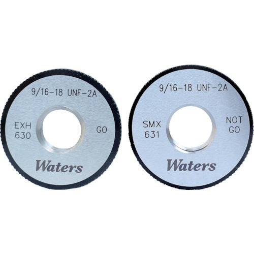 WATERS ユニファイねじ用リングゲージ(UNF) WR6-40UNF2A Waters製