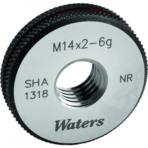 WATERS メートルねじ用リングゲージ(ISO=新JIS)【WGRNR-M20X1.5】