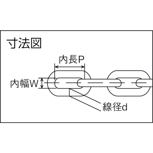 水本 ステンレスチェーン 30m 線径4mm【4-B】