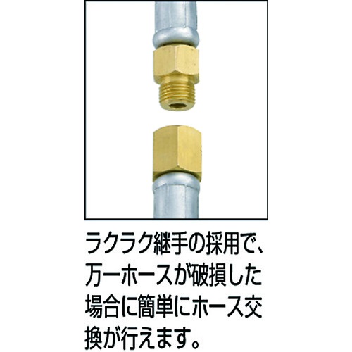 TRIENS エアーホースリール 内径6.5mm×6m【WHC-206B】